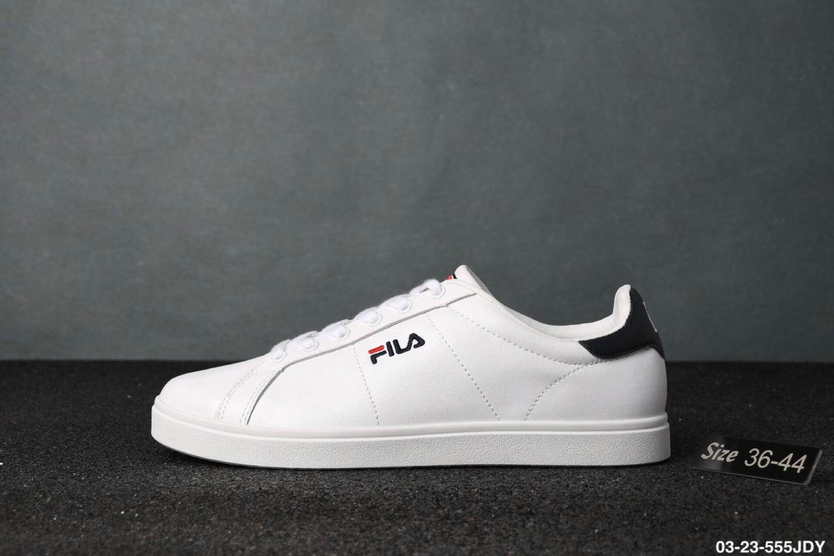 Fila FHT TT-COURT DELUXE Men Women Skate Shoes White Black